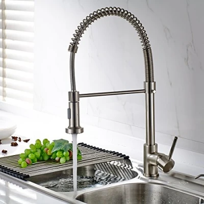 Immagine di TIMACO Rubinetto Cucina con Doccetta Girevole a 360 Miscelatore Monocomando Acqua Fredda e Calda