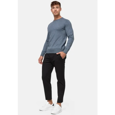 Immagine di Indicode Uomini Gamal Knit Sweater Maglione in 80% Cotone China Blue Mix XL