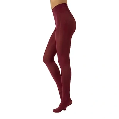 Immagine di CALZITALY Collant Opachi, Coprente, in Microfibra, Colorati S, M, L, XL, XXL, 3XL, 4XL 80 DEN Made Italy (M, Portwine)