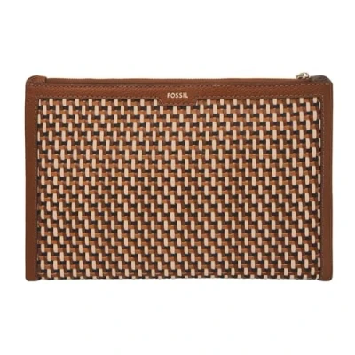 Immagine di Fossil Portafoglio in pelle o poliestere da donna, 27.94 cm L x 0.63 B 18.41 H, Multicolore