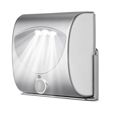 Immagine di REV Ritter, LED per illuminazione scala con rilevatore di movimento, colore: Argento, 0029600102