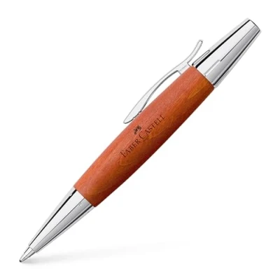 Immagine di Faber Castell 148382 Biros e motion a rotazione in legno di pero, marrone, refill B, colore scrittura nero