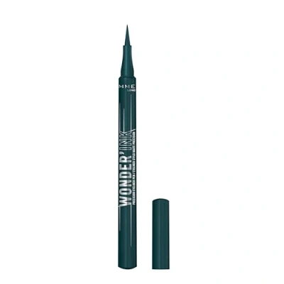 Immagine di Rimmel Wonder&#039;Ink, 004 Velvet Ivy, Eyeliner, Eyeliner di Precisione in Penna, Opaco, Finish Altamente Pigmentato, Tenuta che Dura Tutto il Giorno, Waterproof, Non Sbava, 1 ml
