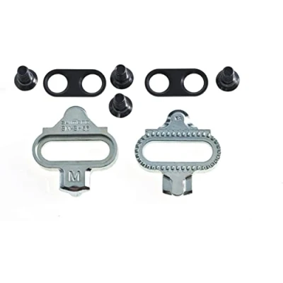 Immagine di SHIMANO Smsh56, Set di Piastre per Scarpe Unisex Adulto, Argento, Taglia Unica