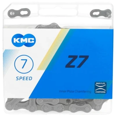 Immagine di KMC Cadena 6 7 Vel Z7 12X332, Accesorios y recambios bicis Unisex Adult, Grey/Brown, Standard