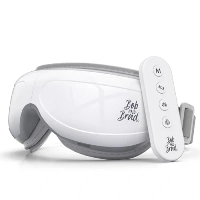 Immagine di Bob and Brad Massaggiatore Occhi con Calore e Telecomando, Musica Compressione, EyeOasis 2 Plus per Viso ricaricabile, Alleviare Secchi, Occhiaie, Regali Uomo Donna