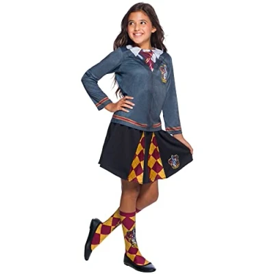 Immagine di Rubie&#039;s Maglietta Ufficiale del Grifondoro, Harry Potter, per Bambini (641269 M) Ragazze, Multicolore, M 5 7 Anni