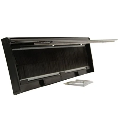 Immagine di Stormguard 06SR0310000W, cassetta postale interna in metallo, con coperchio nero, 293 x 77 mm