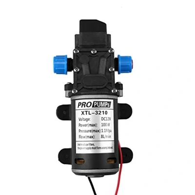 Immagine di DC 12 V 100W Pompa ad Acqua alta pressione, 8L / Min 160Psi Autoadescante a Membrana, per camper, furgoni e caravan, piccole imbarcazioni, irrigazione
