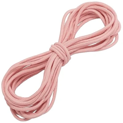 Immagine di AERZETIX C67276 Elastico decorativo rotondo 5 metri diametro 2mm colore rosa cenere