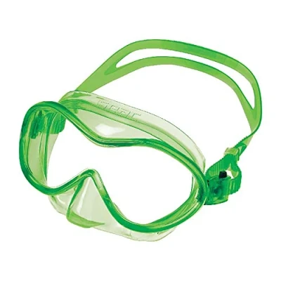 Immagine di SEAC Baia Maschera Subacquea per Bambini da 4 a 8 Anni, Snorkeling e Gioco in Mare, Verde