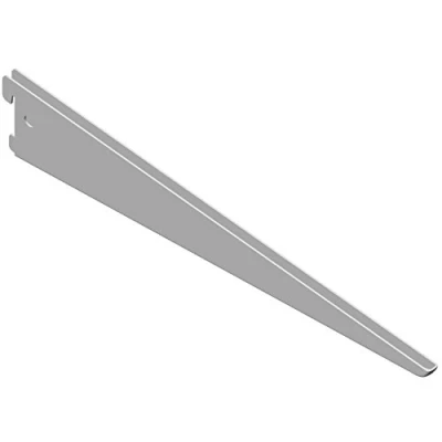 Immagine di Element System Supporto per mensola U beam 2 file, pezzi, 5 dimensioni, 3 colori, binario a muro, bianco,