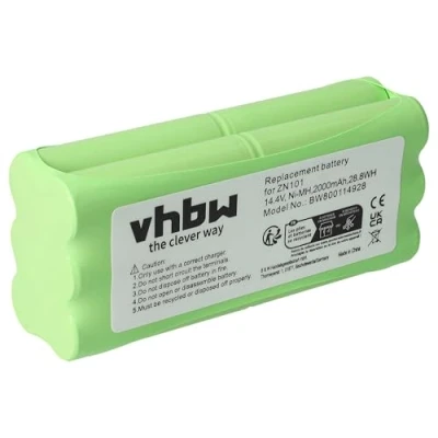 Immagine di vhbw NiMH batteria 2000mAh (14.4V) compatibile con robot aspirapolvere home cleaner lavapavimenti Dirt Devil M610, M611, M612 Spider 2.0, Puck M610 1