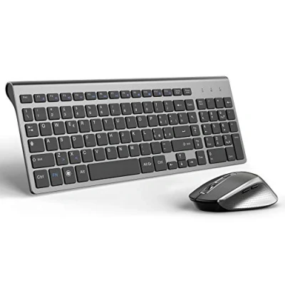 Immagine di JOYACCESS Tastiera e Mouse Wireless,2,4 GHz Wireless,Mouse Compatto Silenziosa 2400 DPI Compatibile PC, Laptop, Layout Italiano QWERTY per Windows 10/XP/7/8/Vista