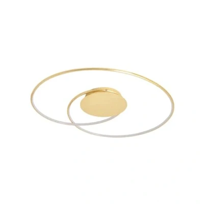 Immagine di plafoniera LED &#039;Joline&#039; (Moderno) colore Oro, in Metallo ad es. Soggiorno &amp; Sala da pranzo, lampadina inclusa) di Lindby lampada LED,