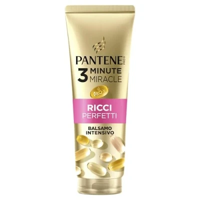 Immagine di Pantene Balsamo 3 Minute Miracle Ricci Perfetti, Per Crespi, Pro V e Active Nutri Plex 220ml