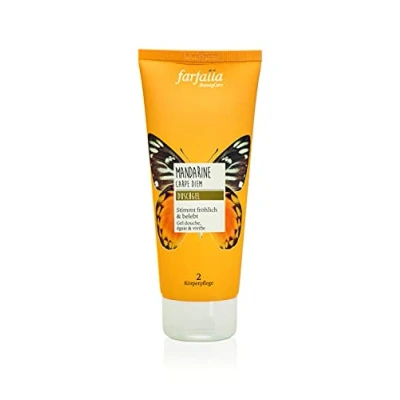 Immagine di farfalla Gel doccia al mandarino, cosmetici naturali certificati 100% (1 x 200 ml)