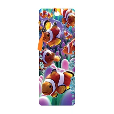 Immagine di 3D LiveLife Segnalibro Pesce Pagliaccio di Deluxebase. dotato grafica lenticolare realizzata dal rinomato artista David Penfound