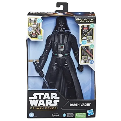 Immagine di Star Wars Hasbro, Galactic Action, Action Figure Elettronica interattiva di Darth Vader da 30 cm, Giocattoli per Bambini e Bambine dai 4 Anni in su