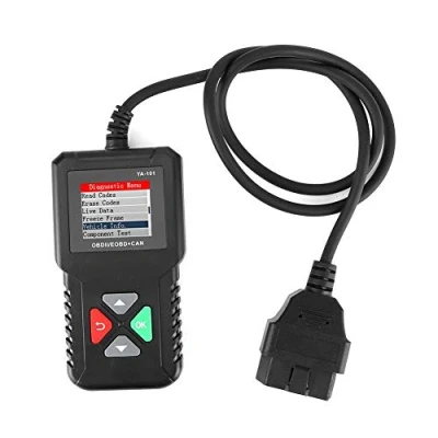 Immagine di scanner OBD2 Strumento di scansione del rilevatore diagnostico automobilistico lettore codici errore OBDII/EOBD YA101