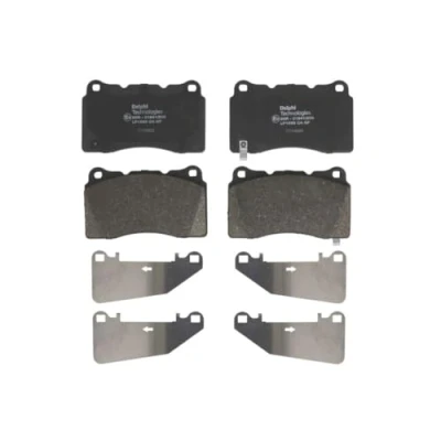 Immagine di DELPHI LP1858 Kit pastiglie freno con segnalatore acustico usura lamierino anticigolío accessori OPEL: Astra J Sports Tourer