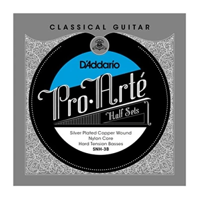 Immagine di D&#039;Addario SNH 3B Pro Arte Corde avvolte in rame placcato argento con anima nylon per chitarra classica, metà muta, tensione alta