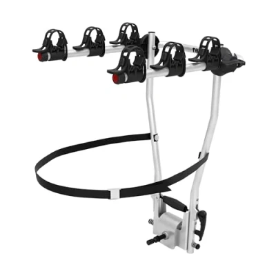 Immagine di Thule Hangon Portabici da Gancio Traino per 3 Bici Sospese Inclinabile Argento Silver One Size