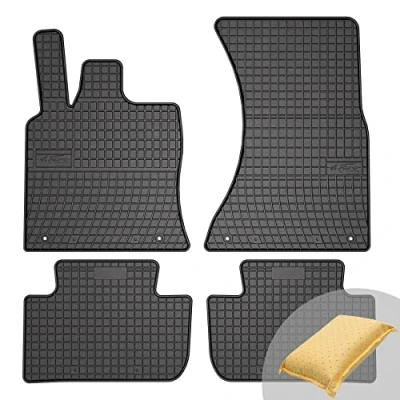 Immagine di FROGUM El Toro Set di tappetini in gomma per Porsche Macan dal 2013 Materiale resistente Bordo protettivo 1 5, cm