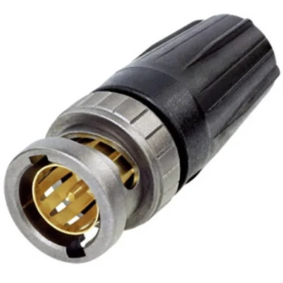 Immagine di Neutrik NBNC75BFG7X Connettore BNC Spina dritta 75 Ω 1 pz.