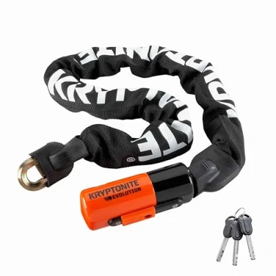 Immagine di Kryptonite Catena integrata Evolution 1090 antifurto per bici Livello di sicurezza 8/10 Compattezza e robustezza al servizio della tua biciletta Lunghezza 90 cm