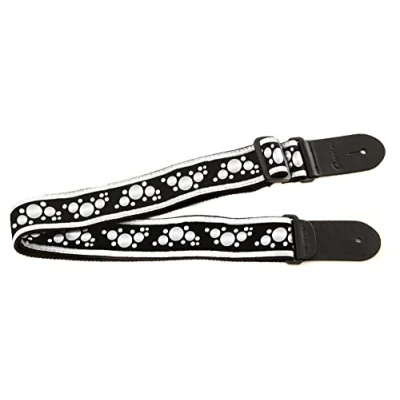 Immagine di Ovation Tracolla per Chitarra, Nylon Signature, Motivo &quot;Multi buca&quot;, nero