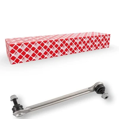 Immagine di febi BILSTEIN 38054 Bielletta barra stabilizzatrice Assale anteriore Sx 290 M12 x 1,5 Plus con dado autobloccante, Alluminio