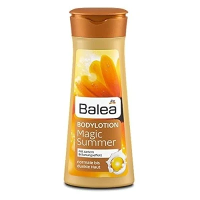 Immagine di balea Magic Summer Gradual Tan Body Lotion for Normal &amp; Darker (Olive) Skin Tones (Large Size 400ml) Not Tested on Animals by dm