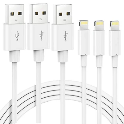 Immagine di Marchpower Cavo iPhone Certificato MFi 3Pezzi 2M, Lightning USB Filo Caricatore Ricarica Rapida Compatibile con 13/12/12 ProMax/12Mini/SE/11/11Pro/X/XS/XR/8/8Plus/7/6/5,iPad PRO