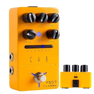 Immagine di pedale per chitarra FLAMMA FS08 FS07 FS06 FS05 FS03 FS02 FS01 Reverb, effetti chitarra, 7 slot riponibili, 11 di modulazione True Bypass (FS07)