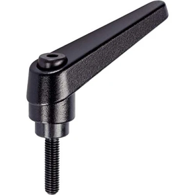 Immagine di HALDER 24400.0673 Leva di serraggio regolabile, colore: argento, 24400.0464