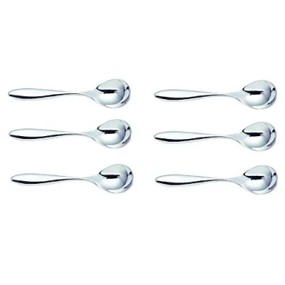 Immagine di Alessi SG38/7 Mami Cucchiaino da Tè in Acciaio Lucido, Set 6