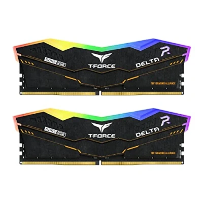 Immagine di TEAMGROUP T Force Vulcan DDR5 32GB Kit (2x16GB) 5200MHz (PC5 41600) CL40 Desktop Memory Module RAM (Red) for Z690 FLRD532G5200HC40CDC01