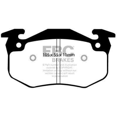 Immagine di Kit pastiglie freno, Freno a disco EBC Brakes DP2983
