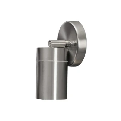 Immagine di Konstsmide Modena Spot 7598 000 Lampada da parete per esterno a risparmio energetico, LED (monocolore) GU10 7 W acciaio inox