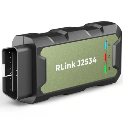 Immagine di TOPDON RLink J2534 Programmatore pass through, strumento diagnostico e riprogrammazione OEM, VCI, supporta J2534/D PDU/CAN FD/DoIP, compatibile con oltre 13 marche di veicoli