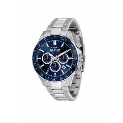 Immagine di Sector No Limits Collezione Cronografo, Uomo, Taglia: One Size, Blu argento