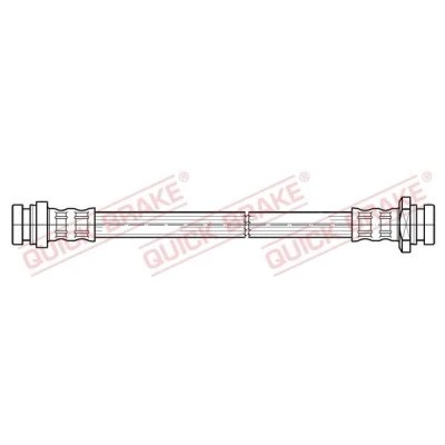 Immagine di QUICK BRAKE 25.032 Tubi Freno 207mm M10x1 con filettatura interna