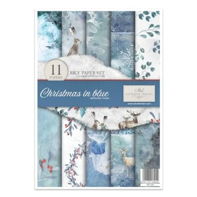 Immagine di ITD Collection Papier de riz créatif A4 Decoupage Rice Paper Sheet 29,7 x 21 cm Technique découpage multicolore (RP025) HS code 48021000