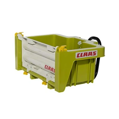 Immagine di Rolly Toys RollyBox Claas 408924 Contenitore per trattore a pedale (bambini dai 3 ai 10 anni, cavità inclinabile, portellone posteriore ABN), verde chiaro