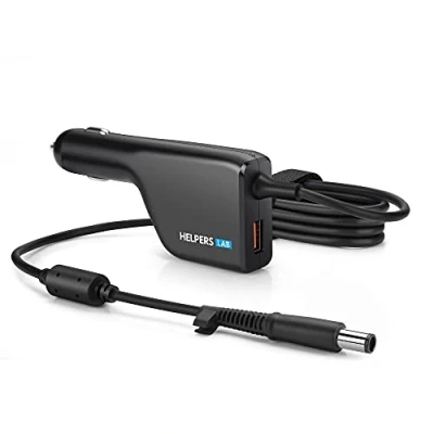 Immagine di Helpers Lab PC Portatile Alimentatore caricatore per DELL Latitude XPS Precision Vostro Adamo Studio 19,5V 4,62A 3,34A 90W 65W con Porta QC3.0