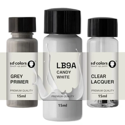 Immagine di SD COLORS LB9A Vernice per ritocchi, 15 ML, colore bianco caramella