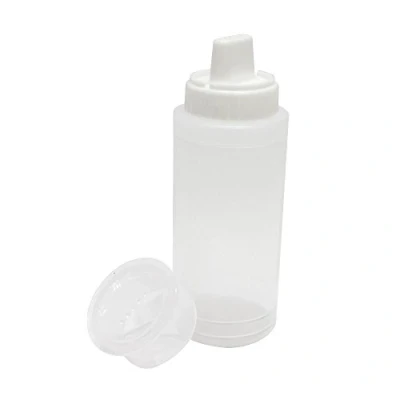 Immagine di Fackelmann Dispenser in Plastica Morbida, Dotato di Beccuccio Rettangolare, Ideale per la Farcitura Dolci/Piatti Salati, Trasparente