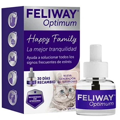 Immagine di FELIWAY Optimum RECAMBIO 48ML, Estándar, 1 Unidad (Paquete de 1)