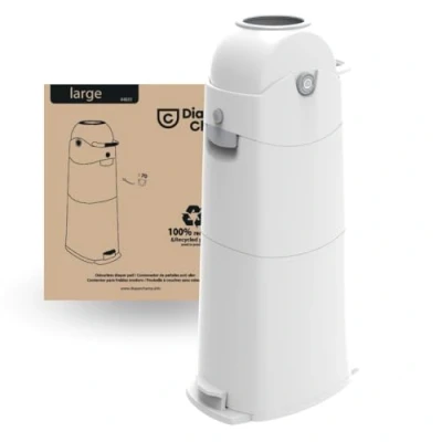Immagine di Diaper Champ 4031L Secchio per pannolini, 75 l, ermetico antiodore, sacchetti della spazzatura normali